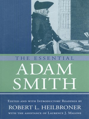 cover image of The Essential Adam Smith